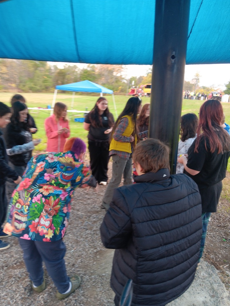 students participating in a carrying capacity activity with project learning tree