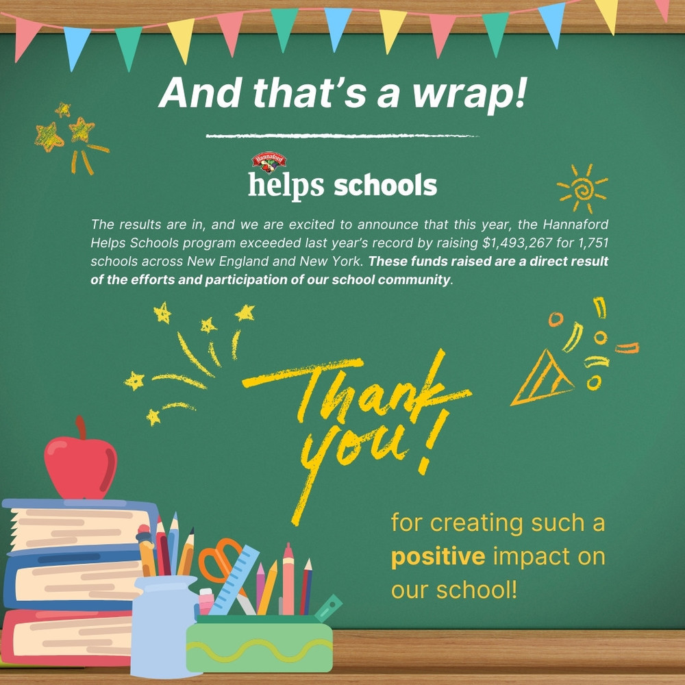 Hannaford Helps Schools