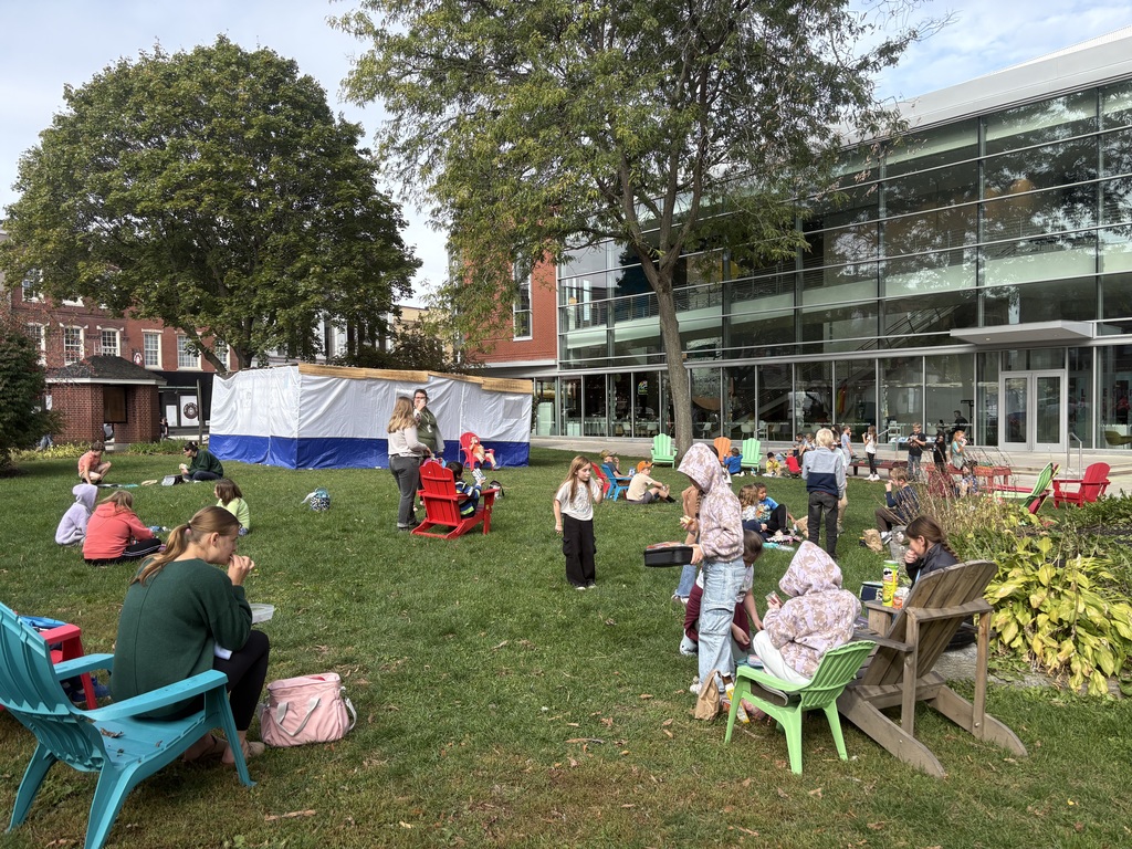 Lunch after performance.