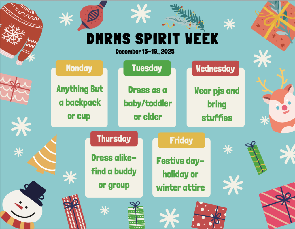 Calendar of dress up days