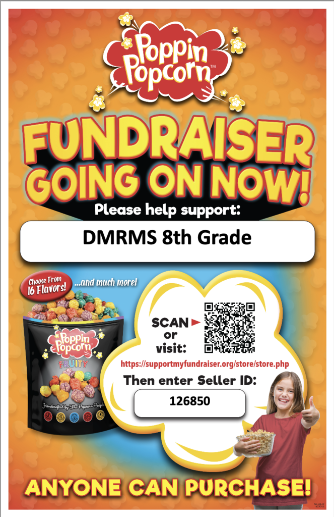 orange popcorn flyer