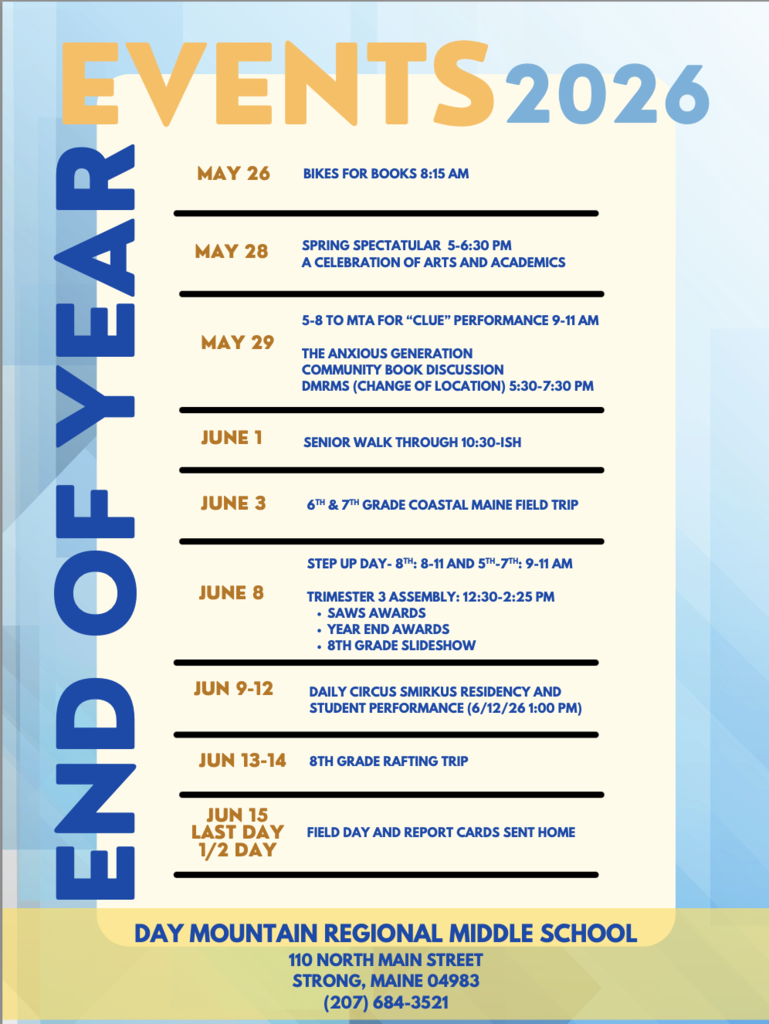 List of dates and events in May and June