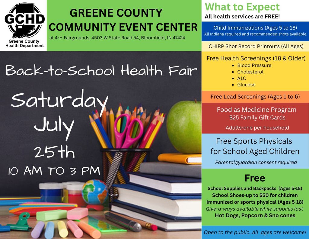 Back to School Health Fair