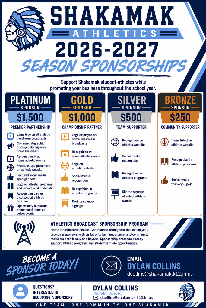 2026-27 Athletics Season Sponsorships