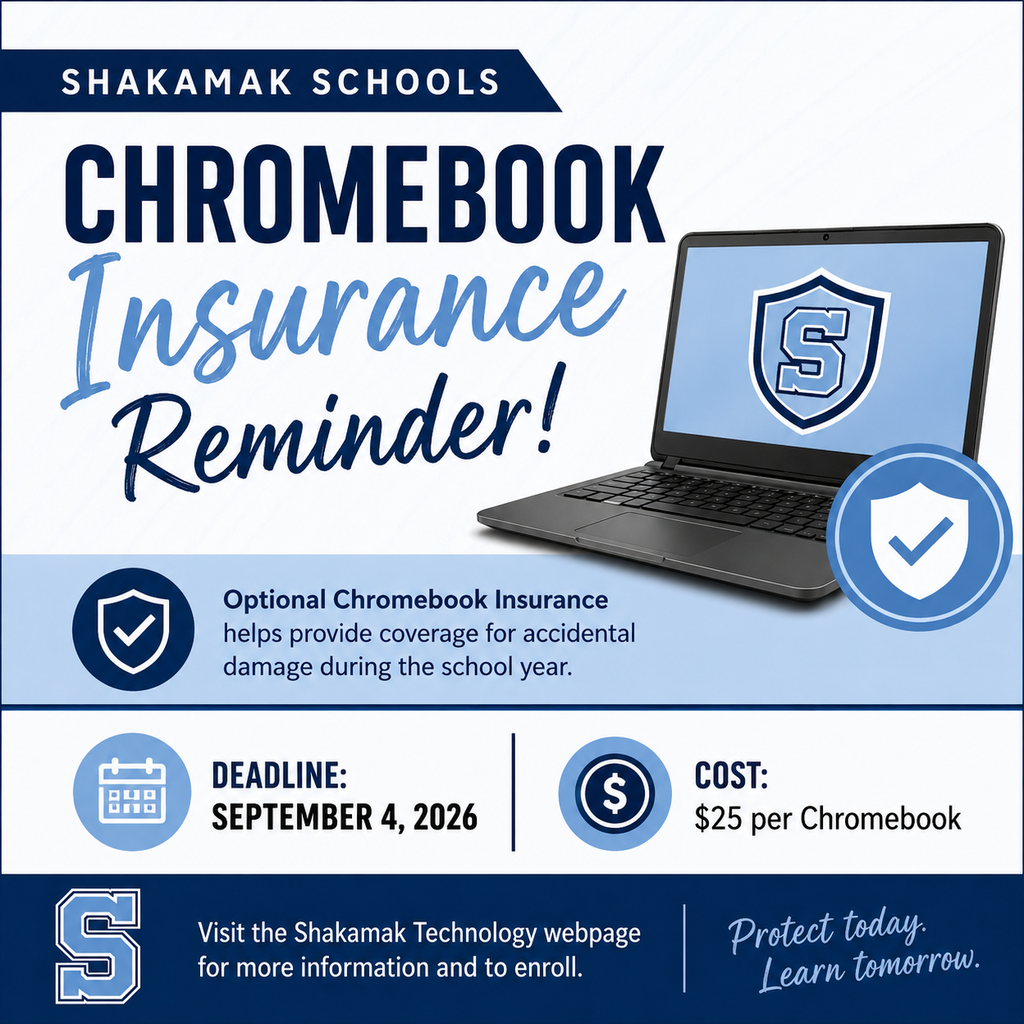 Chromebook Insurance Reminder