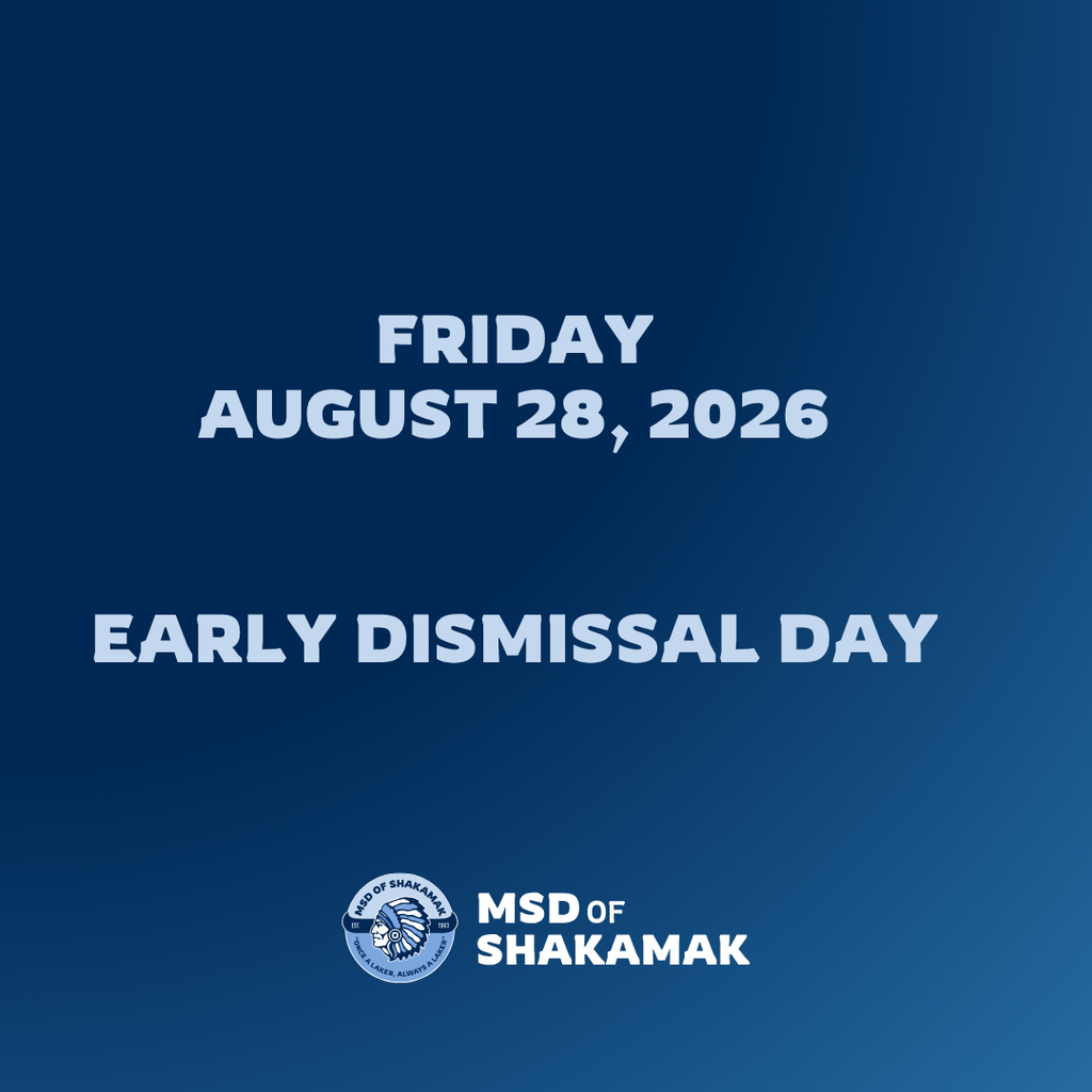 Early Dismissal Aug 28