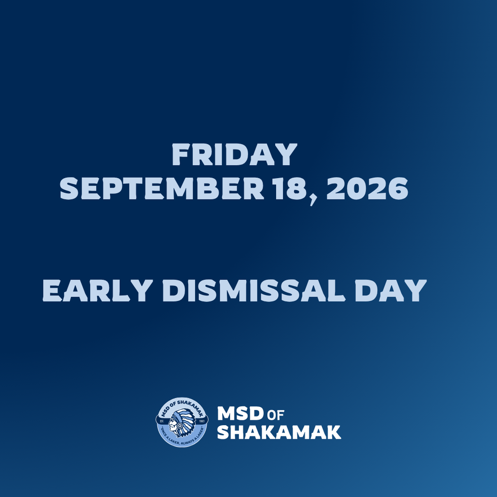 September 18, 2026 Early Dismissal