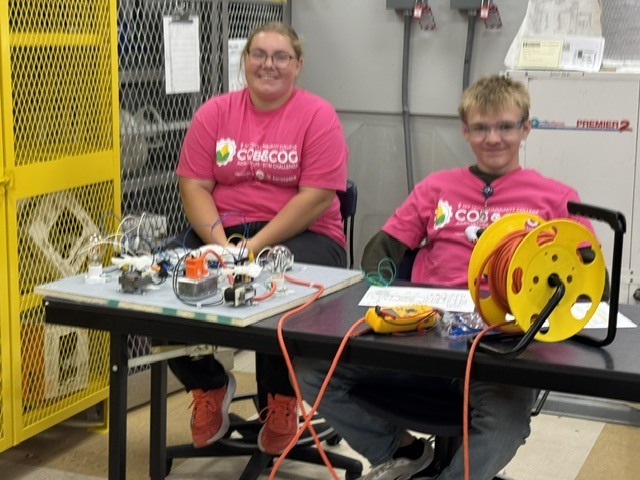 Shakamak students participating in STEM activities.