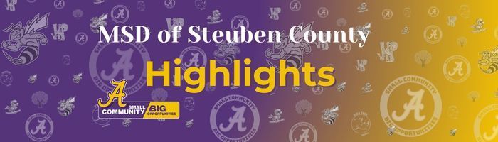 MSD of Steuben County Highlights banner