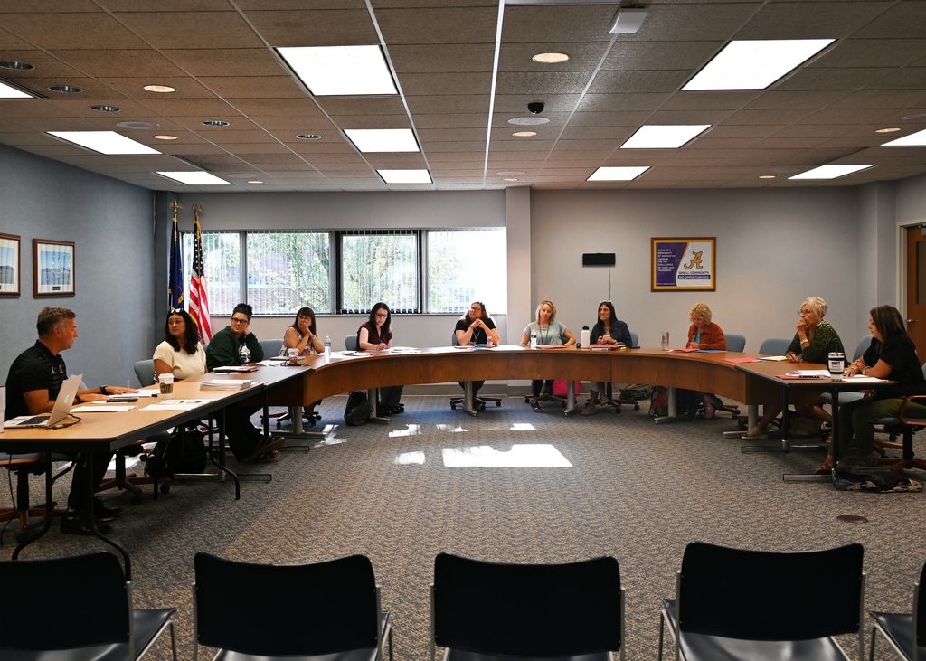 people in a meeting 