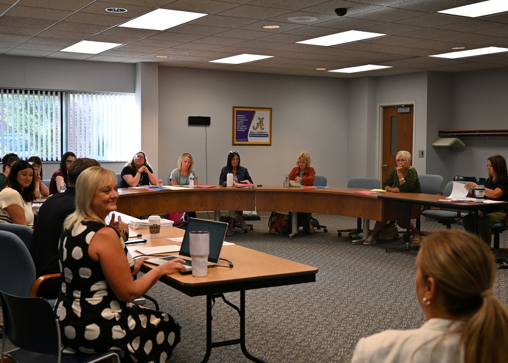 people in a meeting 