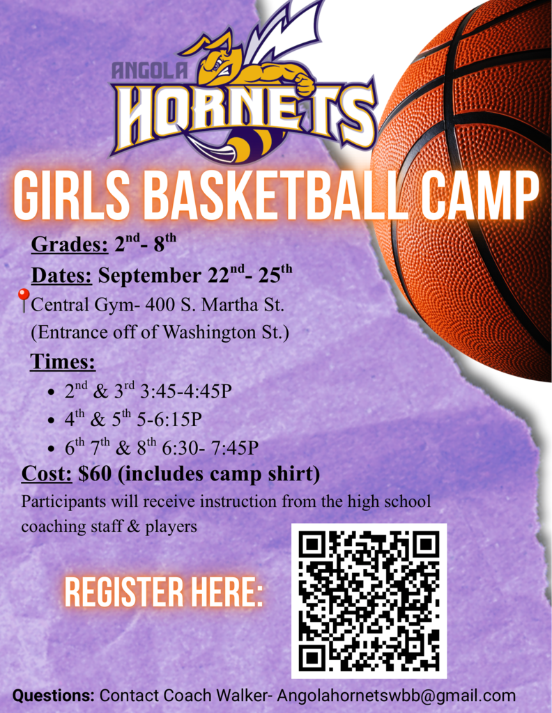 Girls Basketball Camp flyer