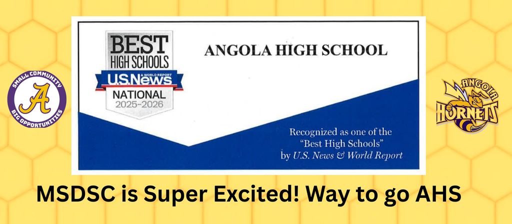 Angola Ranked as a "Best High School"