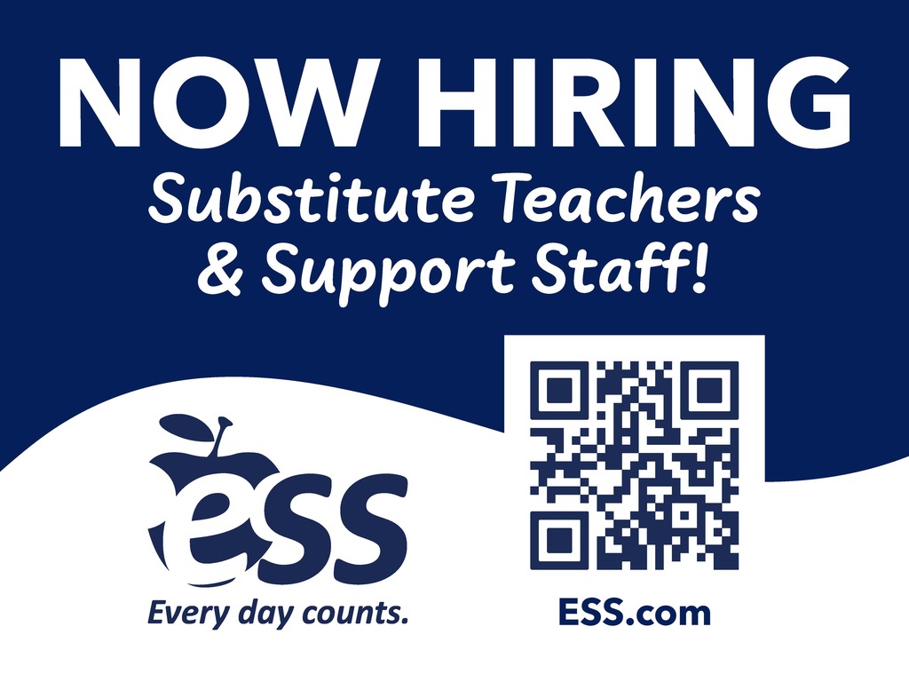 Now Hiring Substitutes