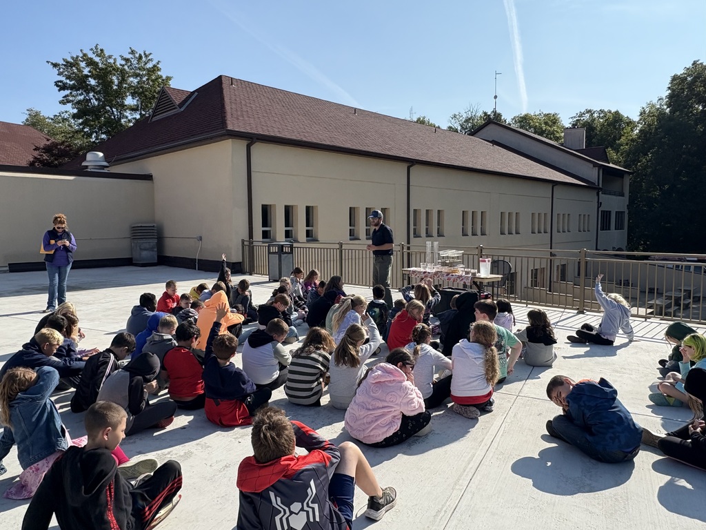 student learning about conservation