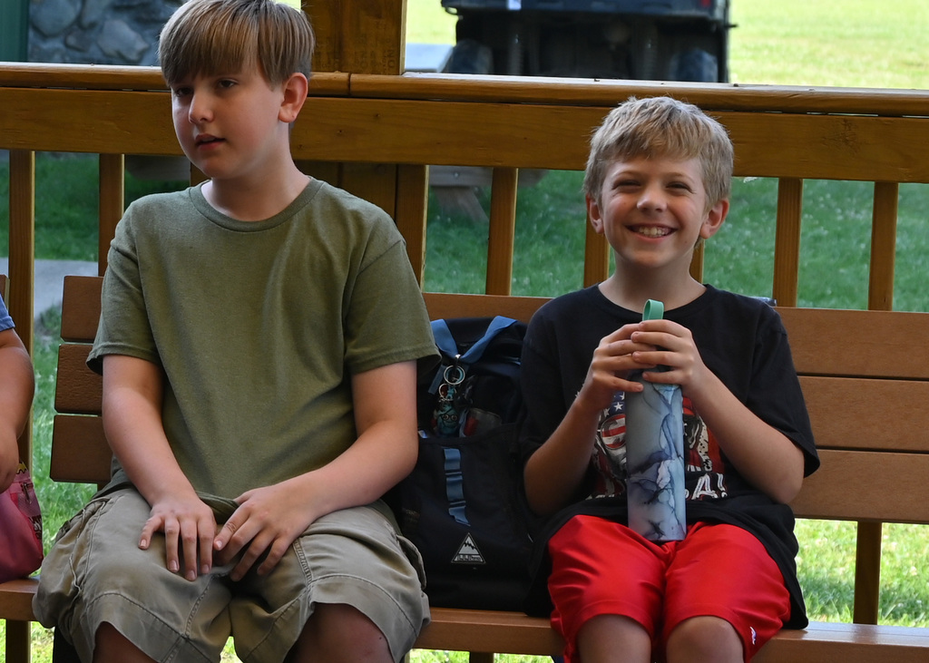 children smiling