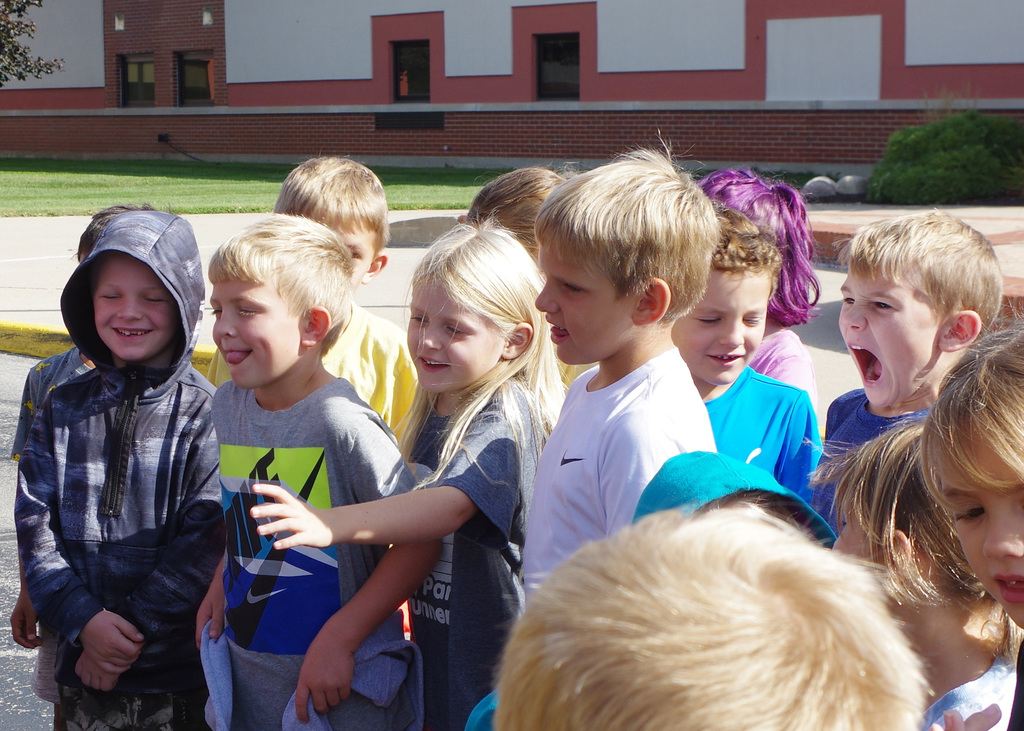 children smiling