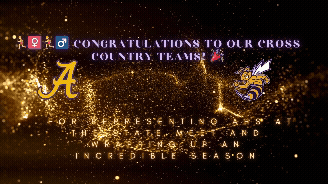 Congratulations cross country team