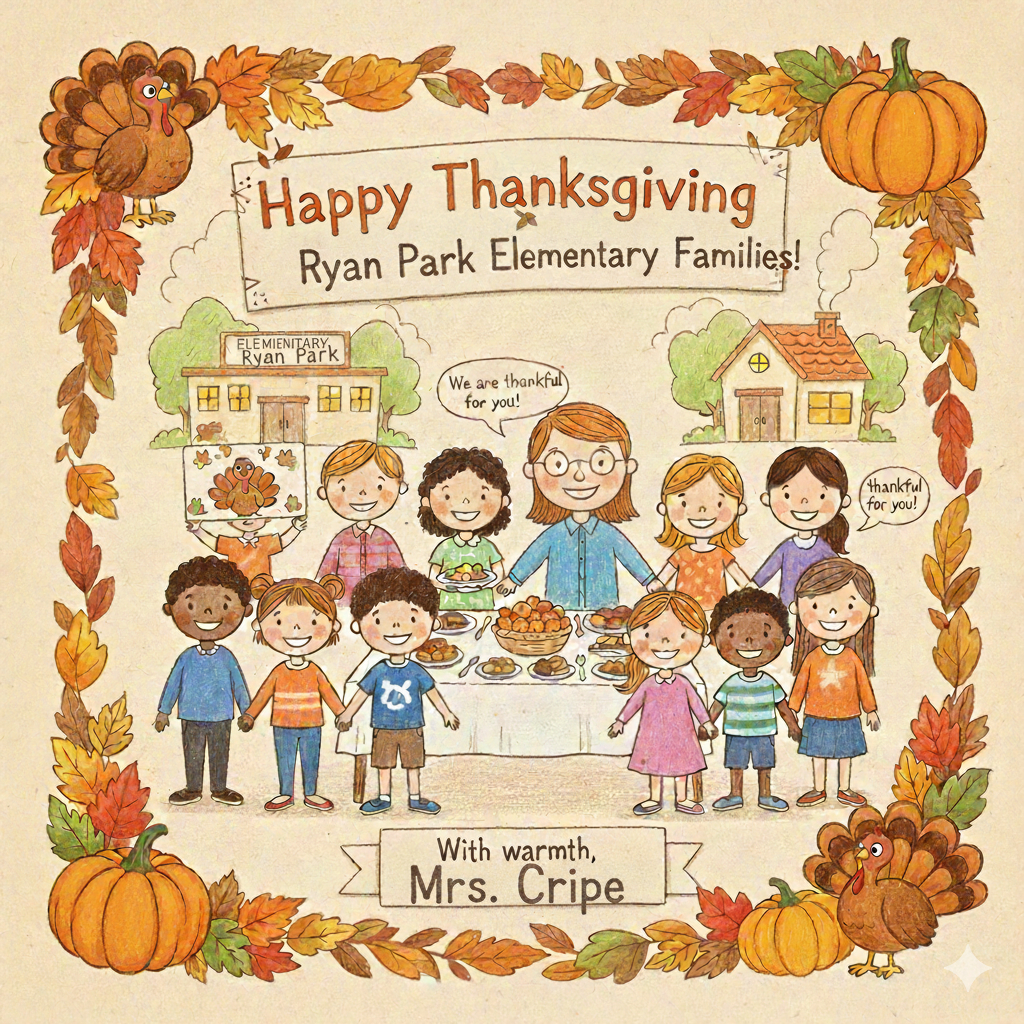 Happy Thanksgiving to Ryan Park families