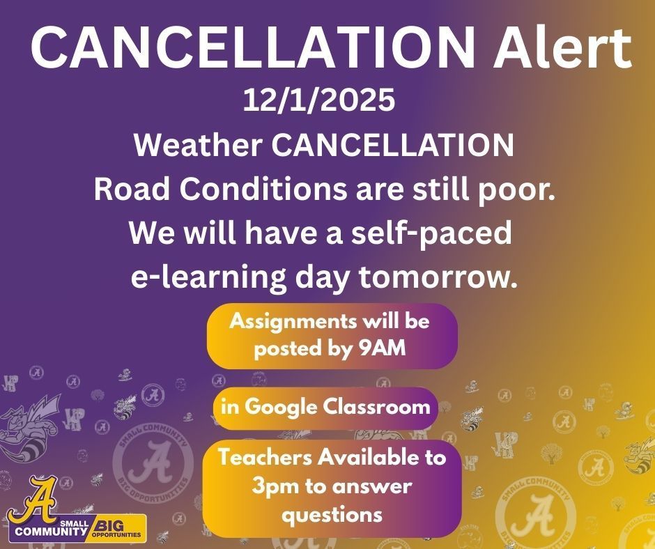 Cancellation Alert Self Paced E-Learning December 1st
