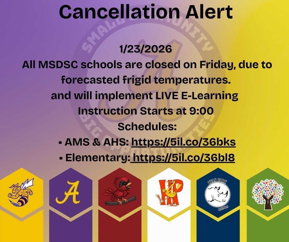Cancellation Alert Live E-learning day