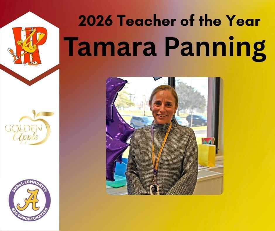 2026 Teacher of the Year Hendry Park Tamara Panning
