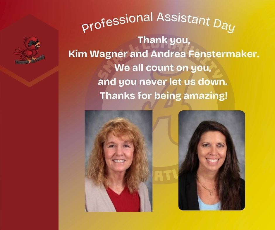 Thank you, Kim Wagner and Andrea Fenstermaker. We all count on you,  and you never let us down.  Thanks for being amazing!