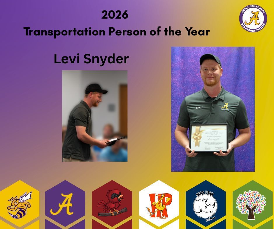 Transportation person of the year Levi Snyder