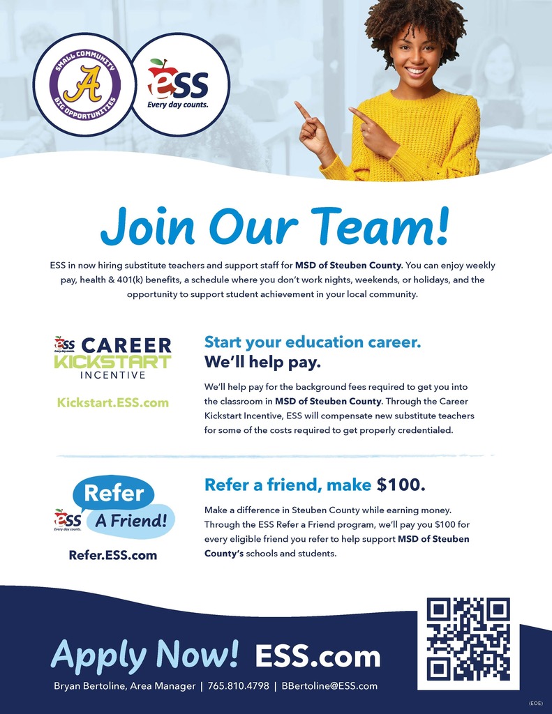 Join our team be a substitute