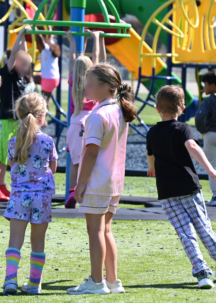Kids on a playground