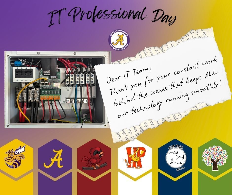 Thank you message to IT team