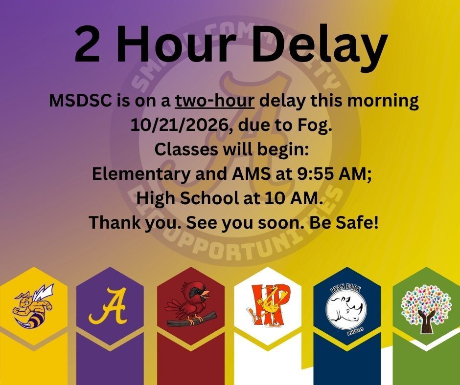 Two hour delay