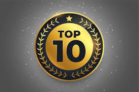 gold top 10 badge