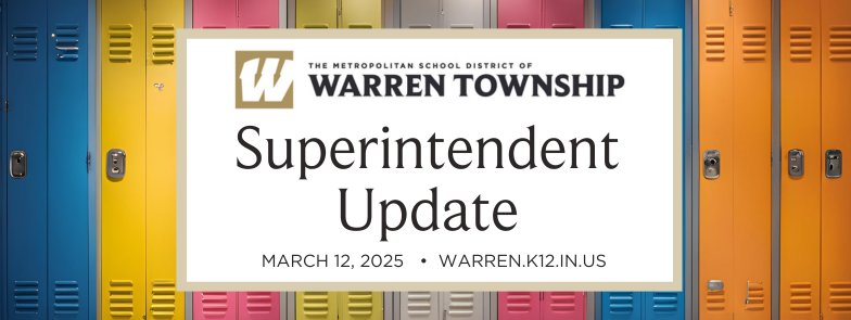 Superintendent Update - March 12, 2025