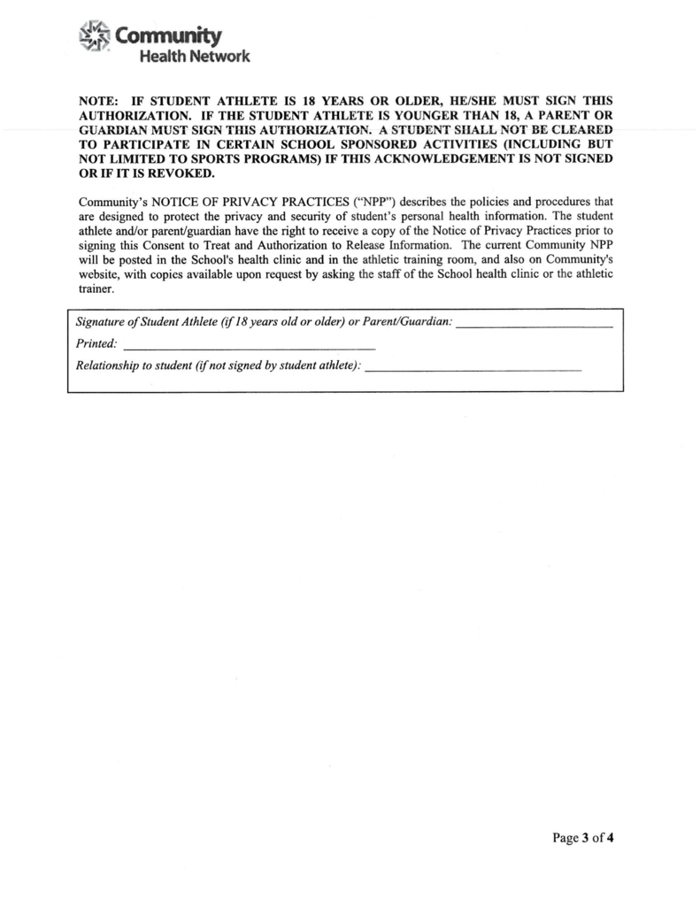 sports forms