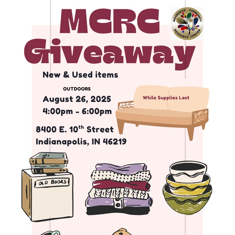 MCRC Giveaway August 26th