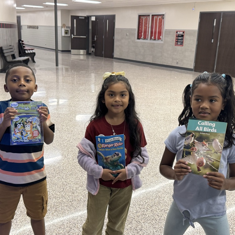 Core students get to choose a book from the vending machine.