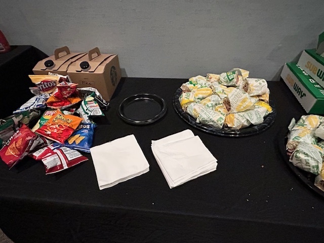 Dinner for those that attended the evening session