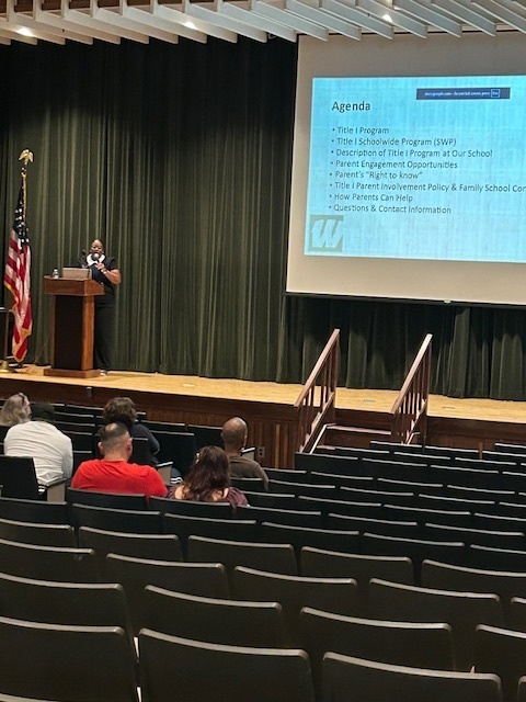 Thank you parents for attending