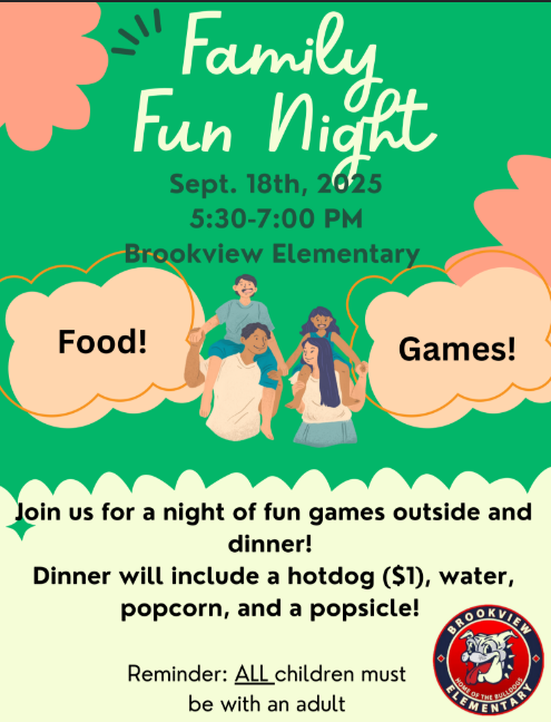 Family Fun Night-Come Join us this Thursday, September 18th!
