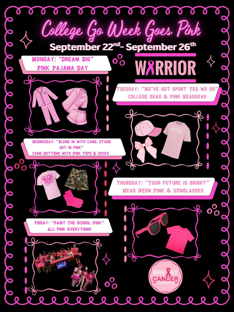 College Go Week Goes Pink