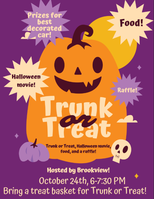 Trunk or Treat at Brookview!