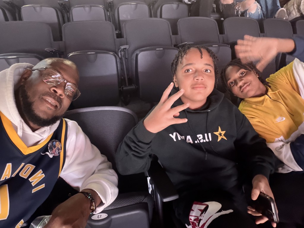 Enjoying the game despite the loss.