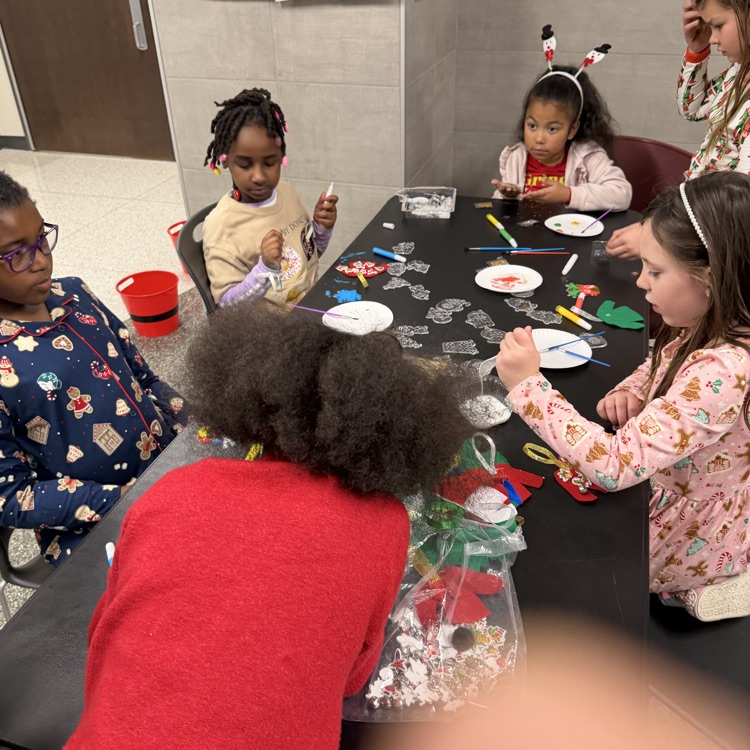 student making a craft