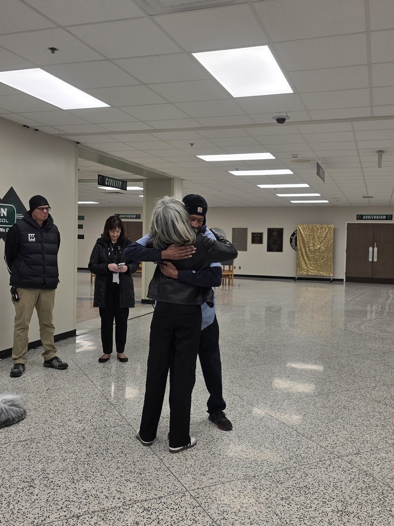 Kerrie Taylor showing John her Appreciation