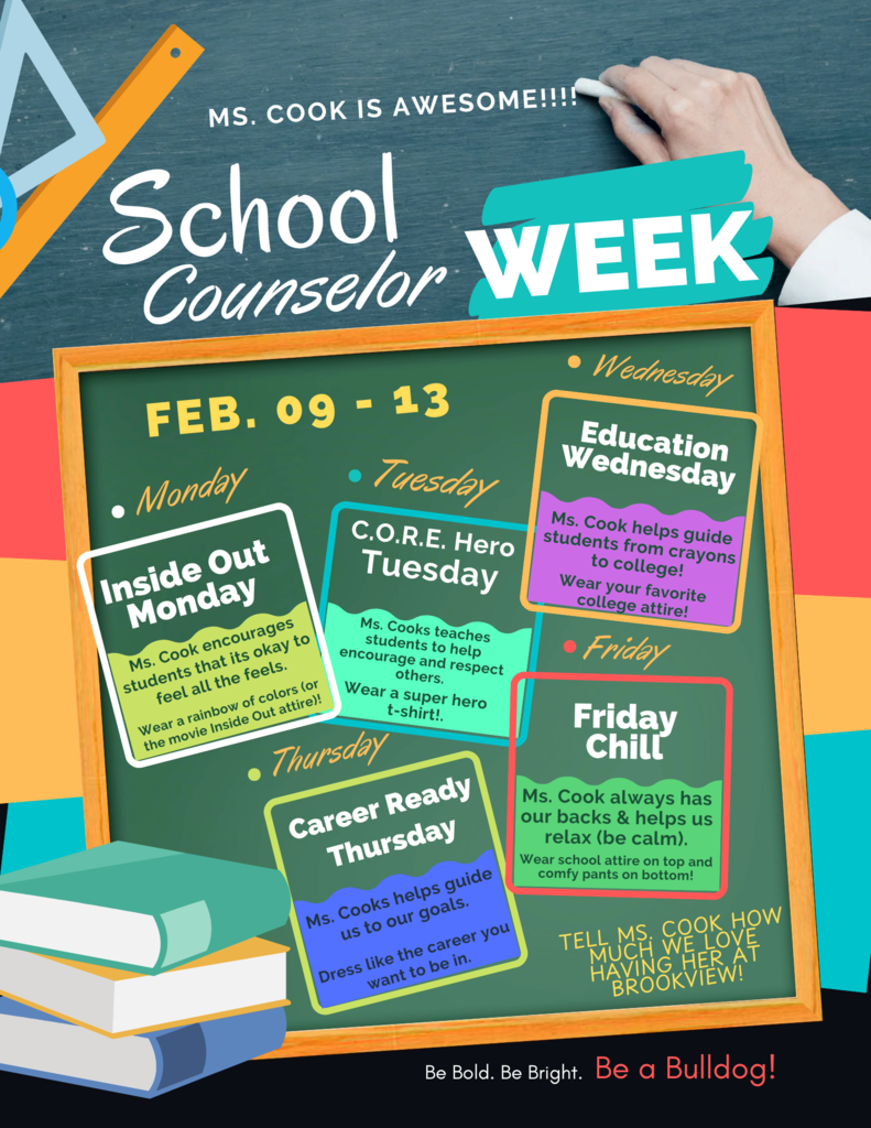 We Love Ms. Cook Spirit Week!