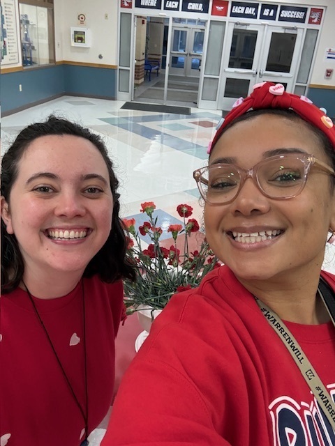 Ms. Cook & Ms. Atkins spreading some kindness with smiles :-)