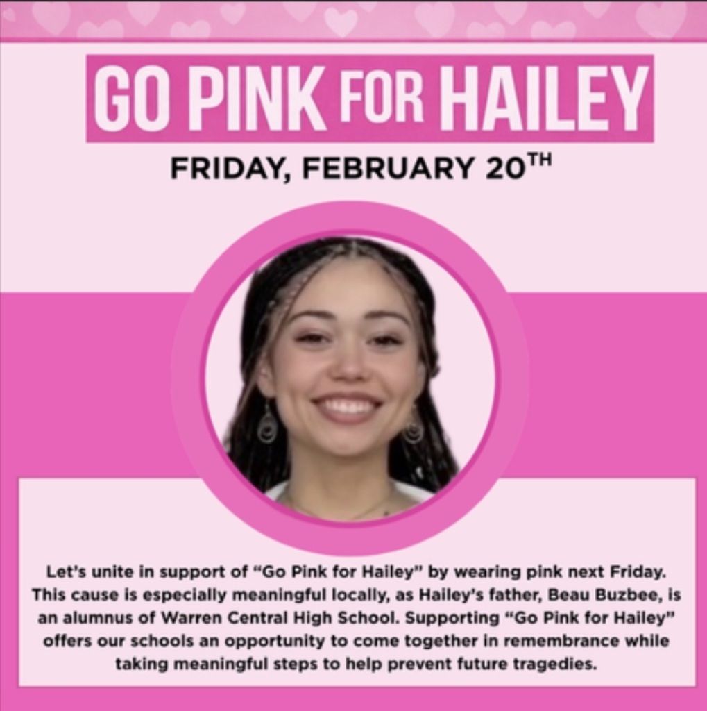 Go Pink For Hailey  TOMORROW