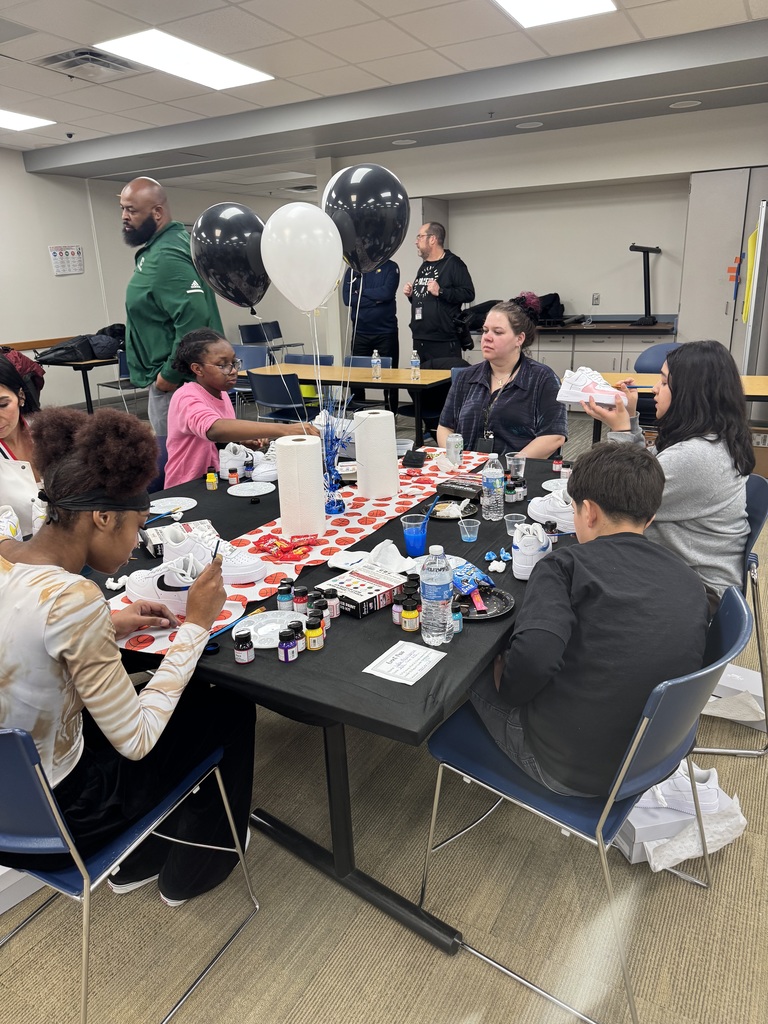 Mrs. Carson enjoying the students.