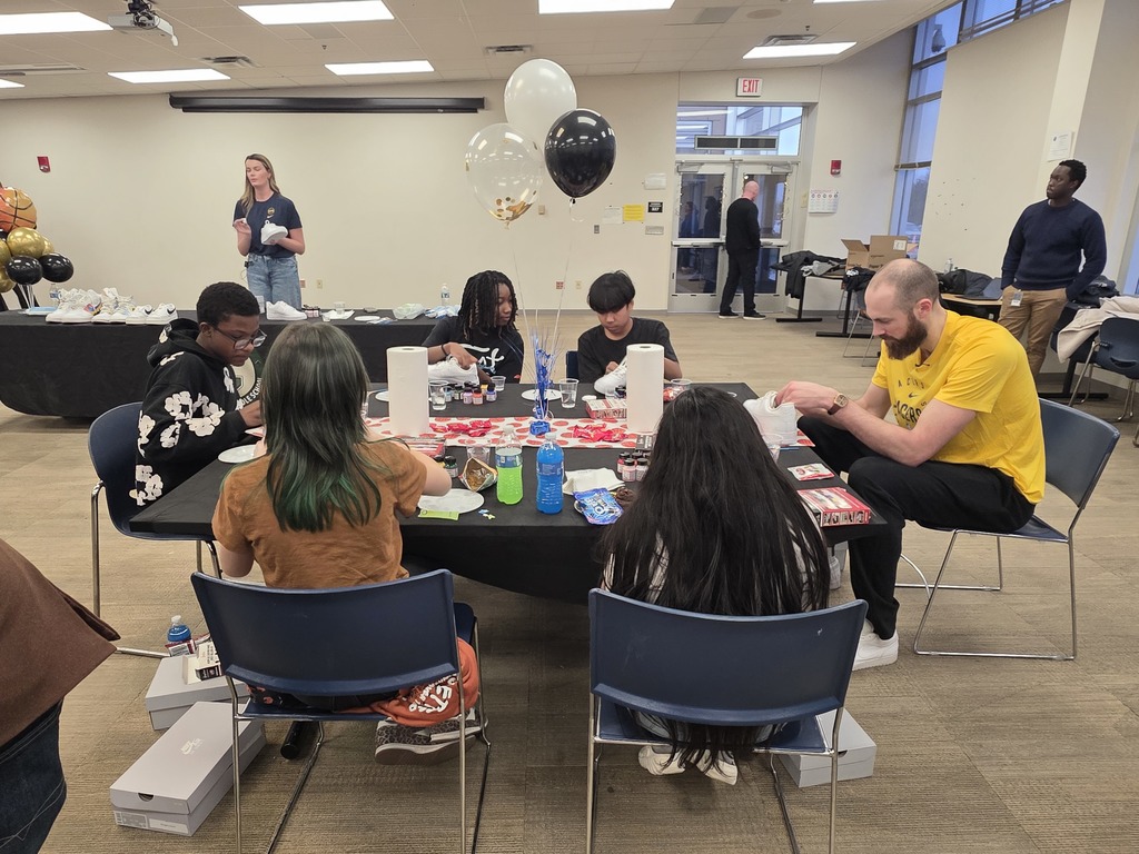 The group listening and creating.